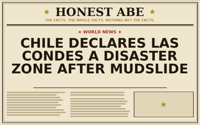 Chile Declares Las Condes a Disaster Zone After Mudslide