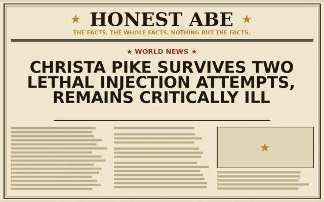 Christa Pike Survives Two Lethal Injection Attempts, Remains Critically Ill