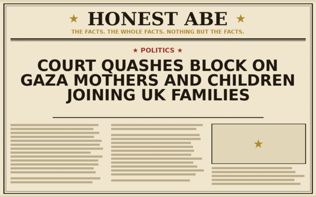 Court Quashes Block on Gaza Mothers and Children Joining UK Families