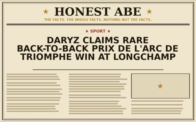 Daryz Claims Rare Back-to-Back Prix de l’Arc de Triomphe Win at Longchamp