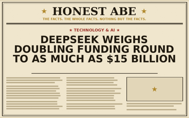 DeepSeek Weighs Doubling Funding Round to as Much as $15 Billion