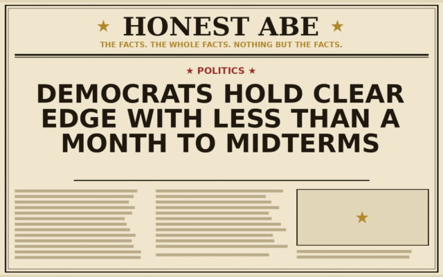 Democrats Hold Clear Edge With Less Than a Month to Midterms