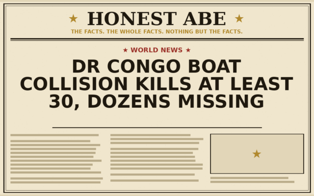 DR Congo Boat Collision Kills at Least 30, Dozens Missing