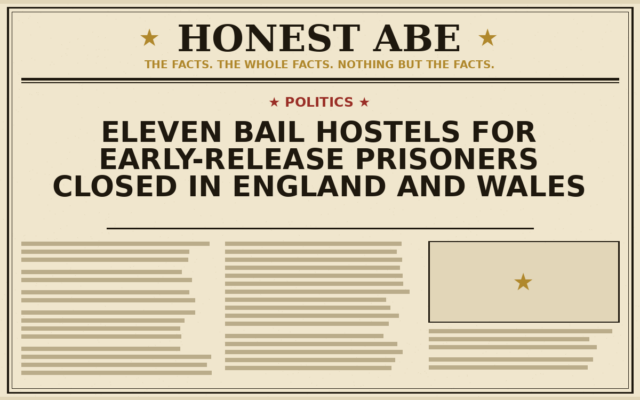 Eleven Bail Hostels for Early-Release Prisoners Closed in England and Wales