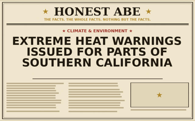 Extreme Heat Warnings Issued for Parts of Southern California