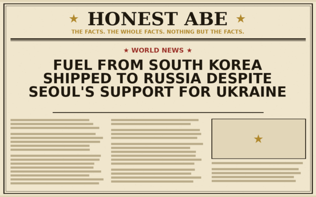 Fuel from South Korea Shipped to Russia Despite Seoul’s Support for Ukraine