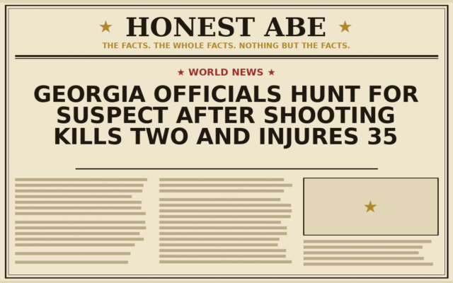Georgia Officials Hunt for Suspect After Shooting Kills Two and Injures 35