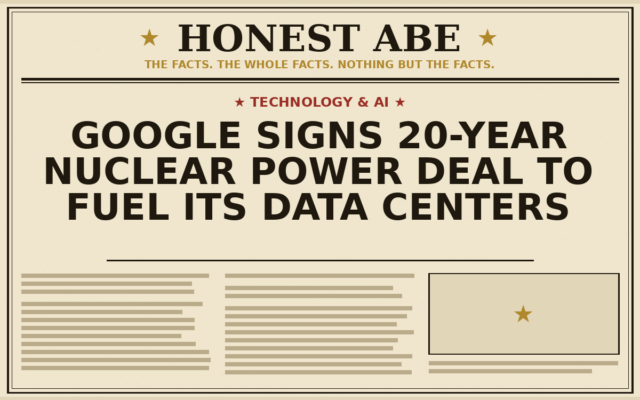 Google Signs 20-Year Nuclear Power Deal to Fuel Its Data Centers