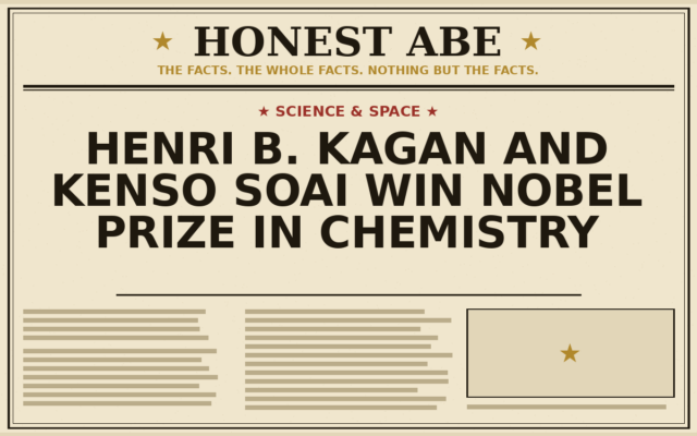Henri B. Kagan and Kenso Soai Win Nobel Prize in Chemistry