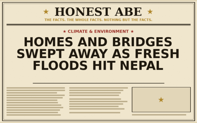Homes and Bridges Swept Away as Fresh Floods Hit Nepal