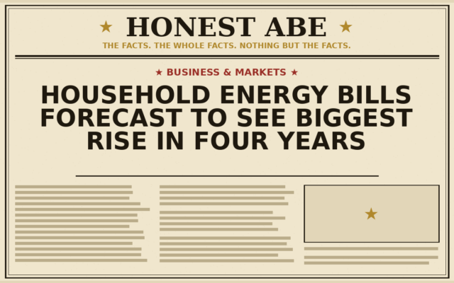Household Energy Bills Forecast to See Biggest Rise in Four Years