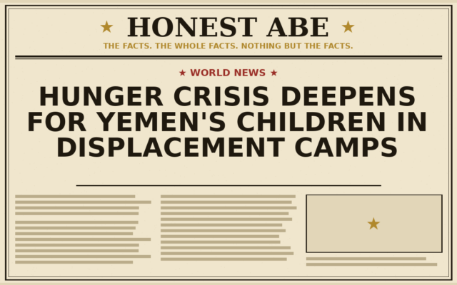 Hunger Crisis Deepens for Yemen’s Children in Displacement Camps
