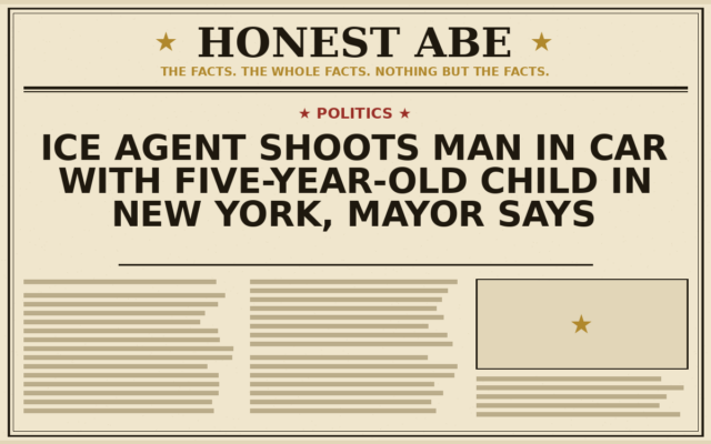 ICE Agent Shoots Man in Car With Five-Year-Old Child in New York, Mayor Says
