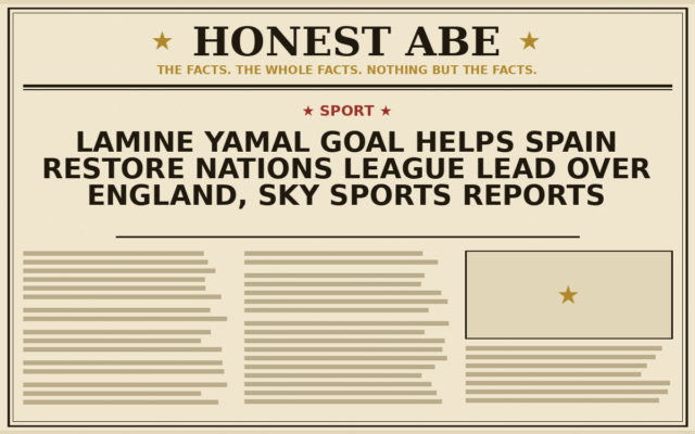 Lamine Yamal Goal Helps Spain Restore Nations League Lead Over England, Sky Sports Reports