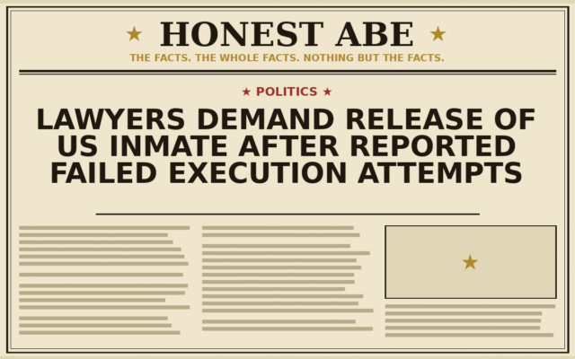 Lawyers Demand Release of US Inmate After Reported Failed Execution Attempts