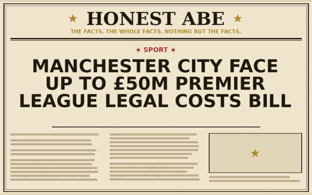 Manchester City Face Up to £50m Premier League Legal Costs Bill