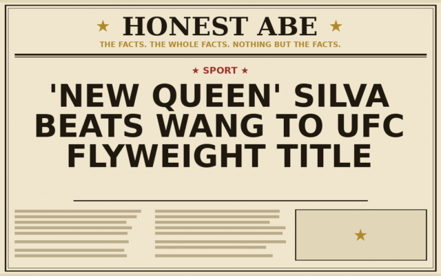 ‘New queen’ Silva beats Wang to UFC flyweight title