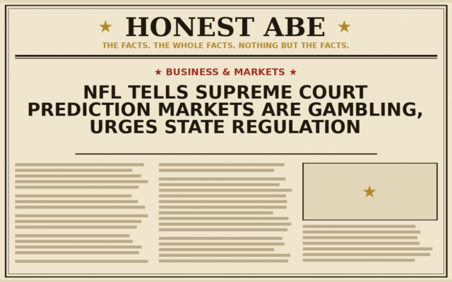 NFL Tells Supreme Court Prediction Markets Are Gambling, Urges State Regulation