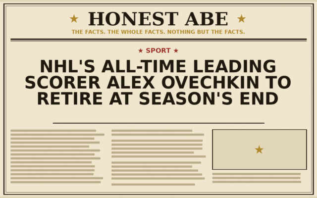 NHL’s All-Time Leading Scorer Alex Ovechkin to Retire at Season’s End