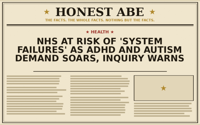 NHS at Risk of ‘System Failures’ as ADHD and Autism Demand Soars, Inquiry Warns
