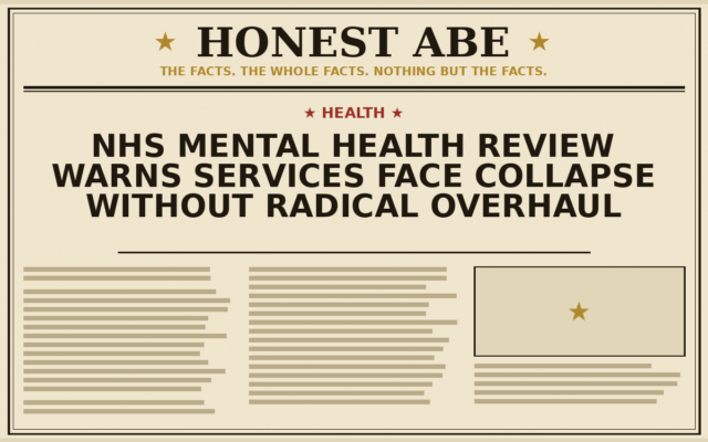 NHS Mental Health Review Warns Services Face Collapse Without Radical Overhaul
