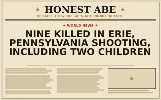 Nine Killed in Erie, Pennsylvania Shooting, Including Two Children
