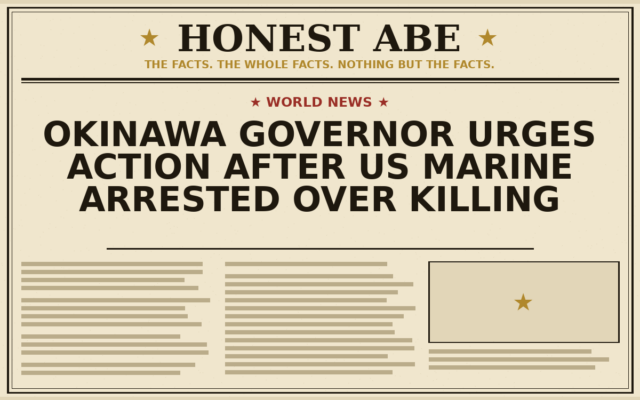 Okinawa Governor Urges Action After US Marine Arrested Over Killing