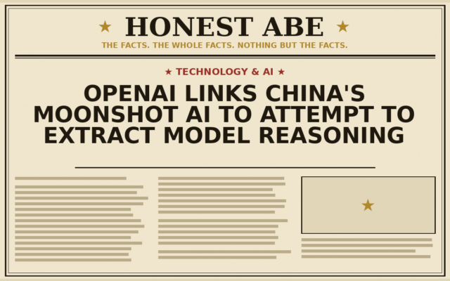 OpenAI Links China’s Moonshot AI to Attempt to Extract Model Reasoning