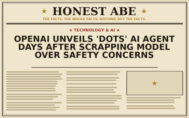 OpenAI Unveils ‘dots’ AI Agent Days After Scrapping Model Over Safety Concerns
