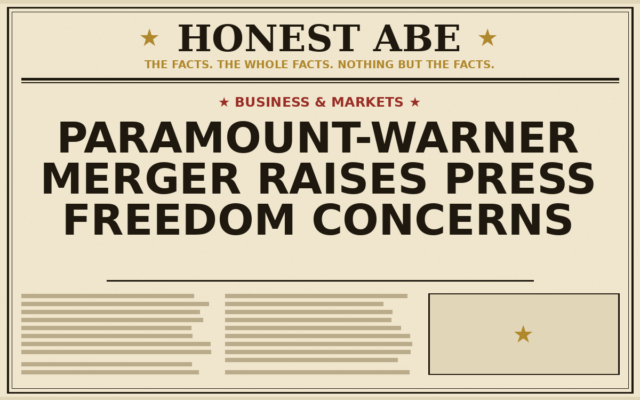 Paramount-Warner Merger Raises Press Freedom Concerns