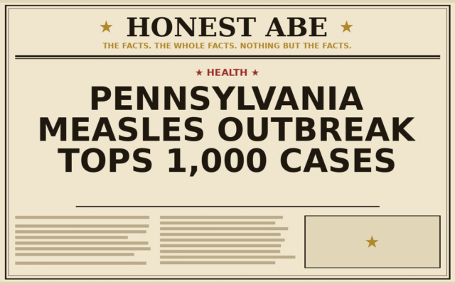 Pennsylvania Measles Outbreak Tops 1,000 Cases