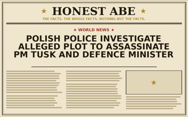 Polish Police Investigate Alleged Plot to Assassinate PM Tusk and Defence Minister