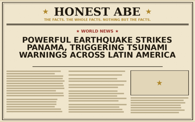 Powerful Earthquake Strikes Panama, Triggering Tsunami Warnings Across Latin America