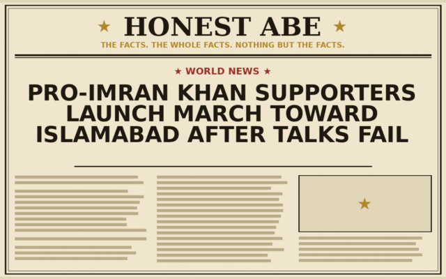 Pro-Imran Khan Supporters Launch March Toward Islamabad After Talks Fail