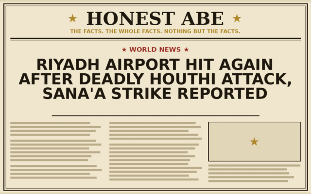 Riyadh Airport Hit Again After Deadly Houthi Attack, Sana’a Strike Reported