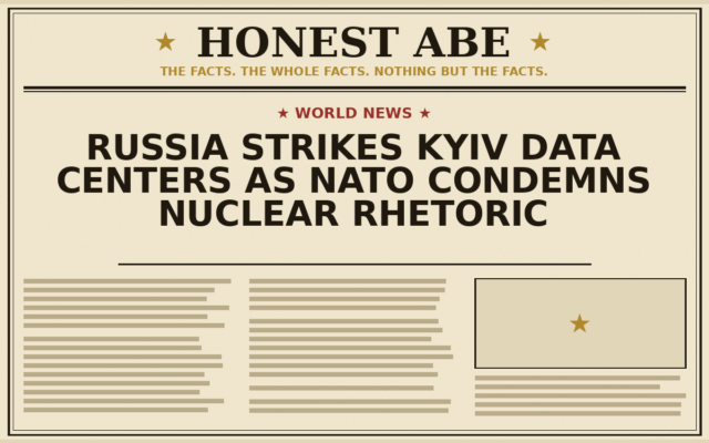 Russia Strikes Kyiv Data Centers as NATO Condemns Nuclear Rhetoric