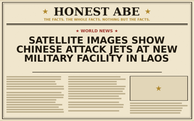 Satellite Images Show Chinese Attack Jets at New Military Facility in Laos