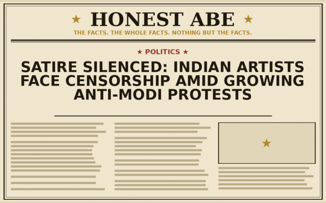 Satire Silenced: Indian Artists Face Censorship Amid Growing Anti-Modi Protests