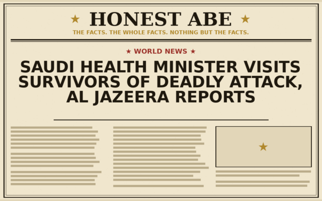 Saudi Health Minister Visits Survivors of Deadly Attack, Al Jazeera Reports