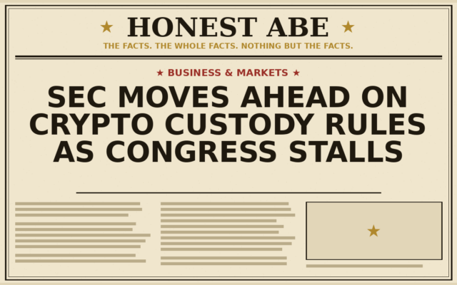 SEC Moves Ahead on Crypto Custody Rules as Congress Stalls