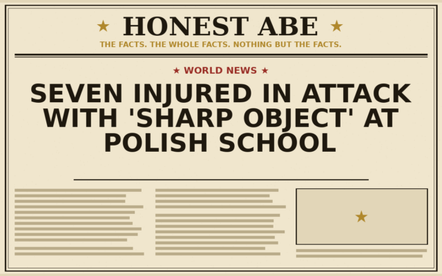 Seven Injured in Attack With ‘Sharp Object’ at Polish School
