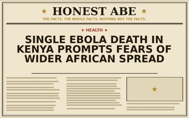 Single Ebola Death in Kenya Prompts Fears of Wider African Spread