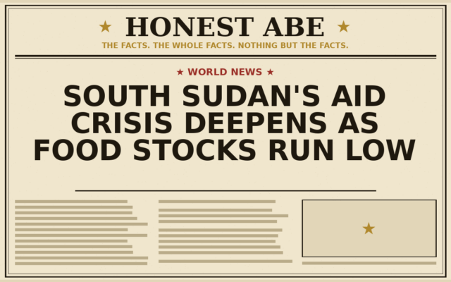 South Sudan’s Aid Crisis Deepens as Food Stocks Run Low