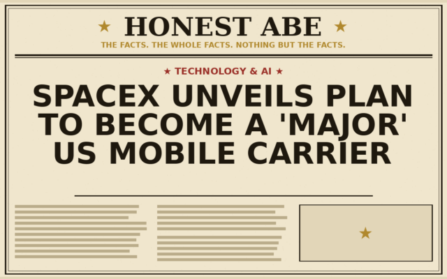 SpaceX Unveils Plan to Become a ‘Major’ US Mobile Carrier
