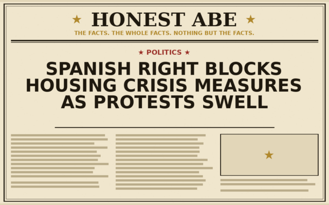 Spanish Right Blocks Housing Crisis Measures as Protests Swell
