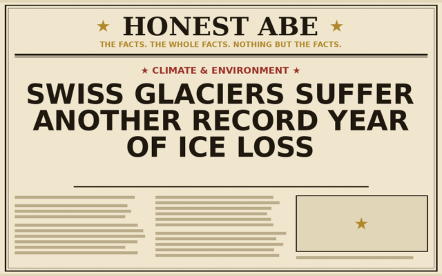 Swiss Glaciers Suffer Another Record Year of Ice Loss