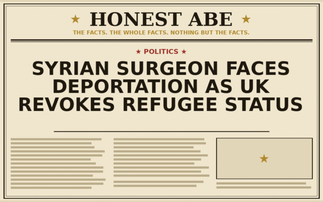 Syrian Surgeon Faces Deportation as UK Revokes Refugee Status
