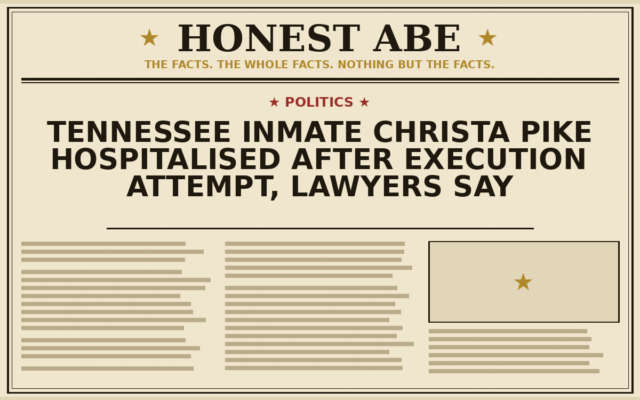 Tennessee Inmate Christa Pike Hospitalised After Execution Attempt, Lawyers Say