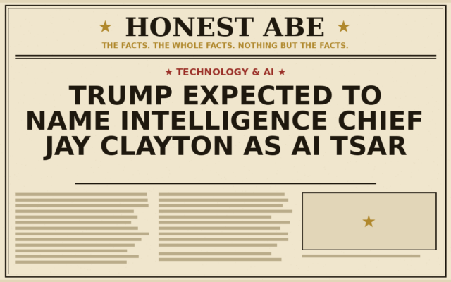Trump Expected to Name Intelligence Chief Jay Clayton as AI Tsar