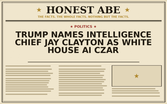 Trump Names Intelligence Chief Jay Clayton as White House AI Czar
